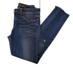 Joes Mid Rise Skinny Jeans Womens Size 25 Dark Wash Denim Pants